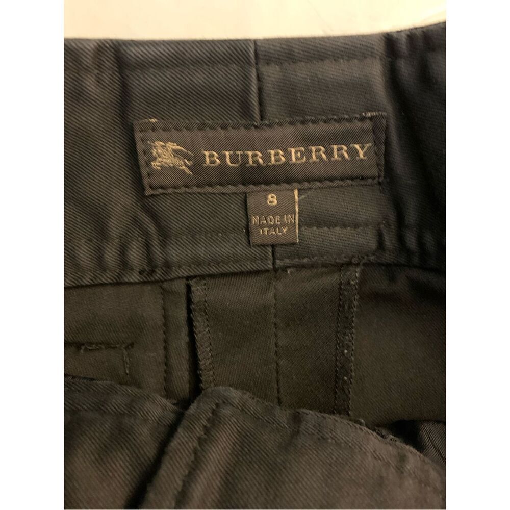 Burberry cotton black pants women's size 8 - Picture 6 of 8